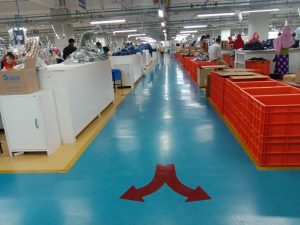 Garments flooring in Bangladesh