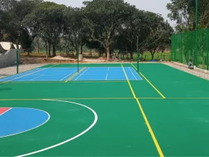 PU sports flooring installed by DPF in Bangladesh