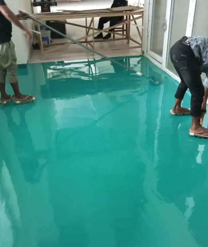 Seamless PU flooring